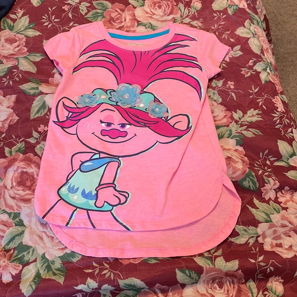 Girls poppy shirt